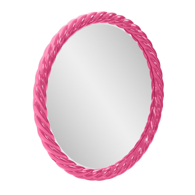 Miroir rond Mara The Gita, Rose vif