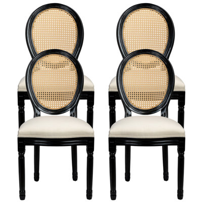 Amando 19.7'' H Upholstered Side Chair (PE Rattan)