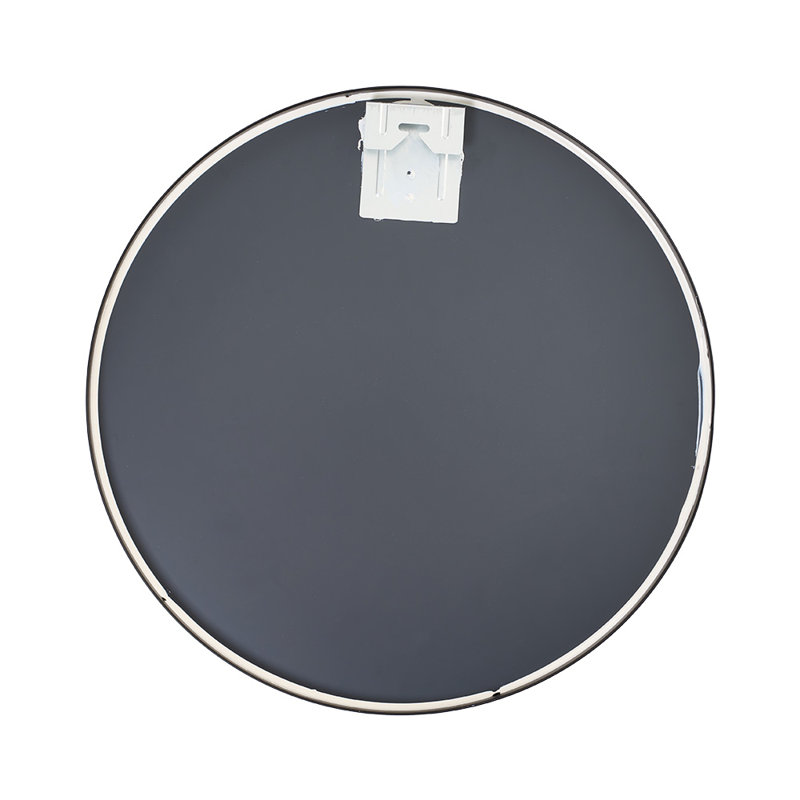 Metal Rectangle Mirror, Black, 2.8 cm H x 60 cm W