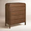 Amenah 5 - Drawer Solid Wood Dresser
