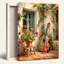 Ensemble de 1 tableau sur toile « Jardin de guitare »-130454630-130454635