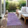  Machine Washable Indoor/Outdoor Chantille ACN876 Black Rug