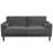 Carmelinda 62.6'' Corduroy Sofa-733215113