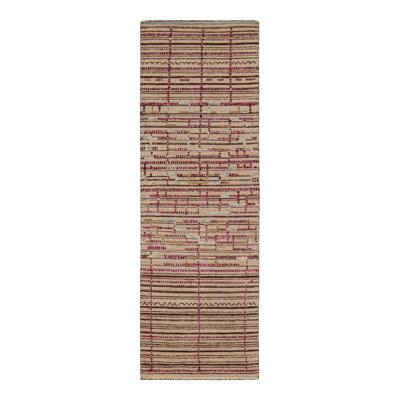 One-of-a-Kind 3'3" X 10' Hand Knotted Area Rug