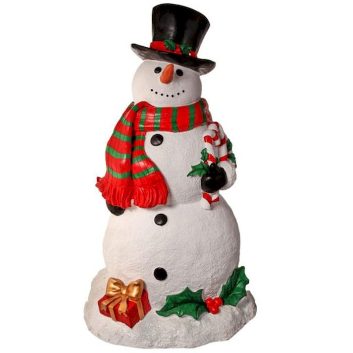 MDR Trading Inc. Snowman Wearing a Scarf Figurine | Wayfair