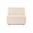 Stylish 1-Seat Sofa, Cream Linen Fabric, 39.4 x 39.4 x 27.6 inches | 100% Hornbeam Frame, 28 DNS Soft Foam & Feather Cushion | Perfect for Living Room & Small Spaces, Durable Plastic Legs, Elegant Design