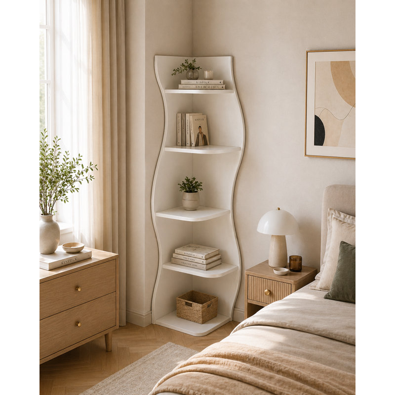 Nila 180cm H 40cm W Bookcase, White