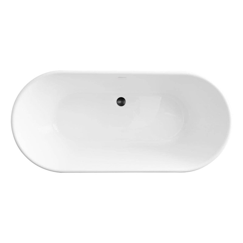 Preston 67'' x 30.75'' Soaking Acrylic Bathtub, Oil Rubbed Bronze