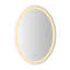 Petit miroir de meuble-lavabo mural ovale sans cadre à DEL à intensité variable de 30 po x H 28 po Dane-2003203847