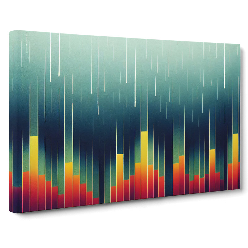 Fierce Skyline Architecture Abstract - Wrapped Canvas, 35cm H x 50cm W x 3cm D
