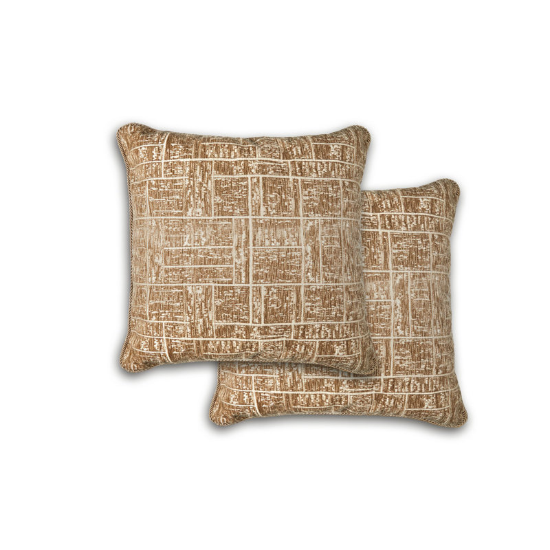 Maya Square Cushion Cover, Tan
