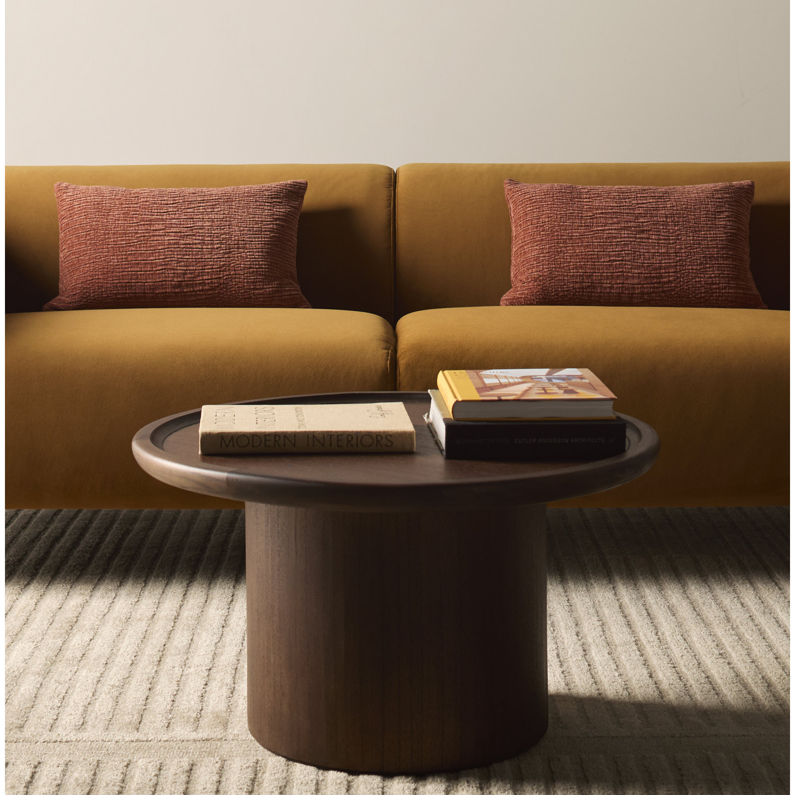 Acadia 28" Coffee Table, Dark Oak