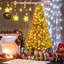 Arbre de Noël en pin vert avec lumières DEL Costway-63064166