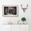 Mother and Baby Elephant Together - Picture Frame Painting Print-56860515-56860518