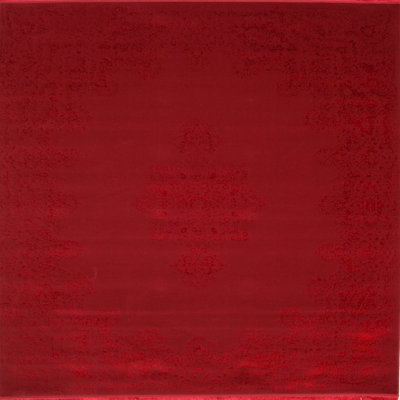 Tapis de zone rouge contemporaine