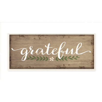 " Grateful Textured Family Word "