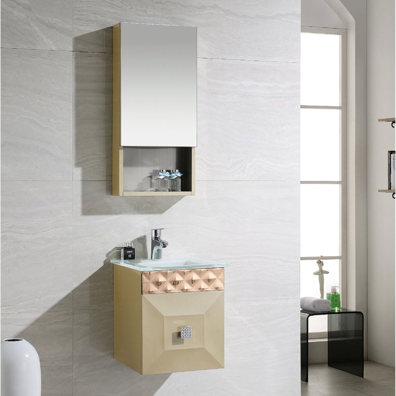 Donatello 15'' W Mirrored Medicine Cabinet