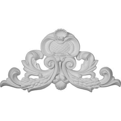 Hamilton 8.25'' H x 15.25'' W x 1.125'' D Urethane Onlay Scroll