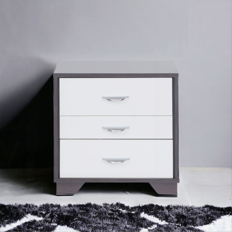 Chic Rectangular Accent Table With Multiple Drawers For Stylish Living