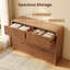 Commode de chambre à coucher à 5 tiroirs cannelés à bord arrondi pour commode de salon
