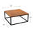 Horsforth Square Metal Outdoor Coffee Table , 32'' in. W 32'' in. D
