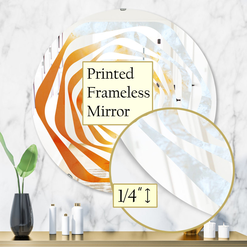 Miroir mural True Stone Whirl, 31,5 po x 31,5 po