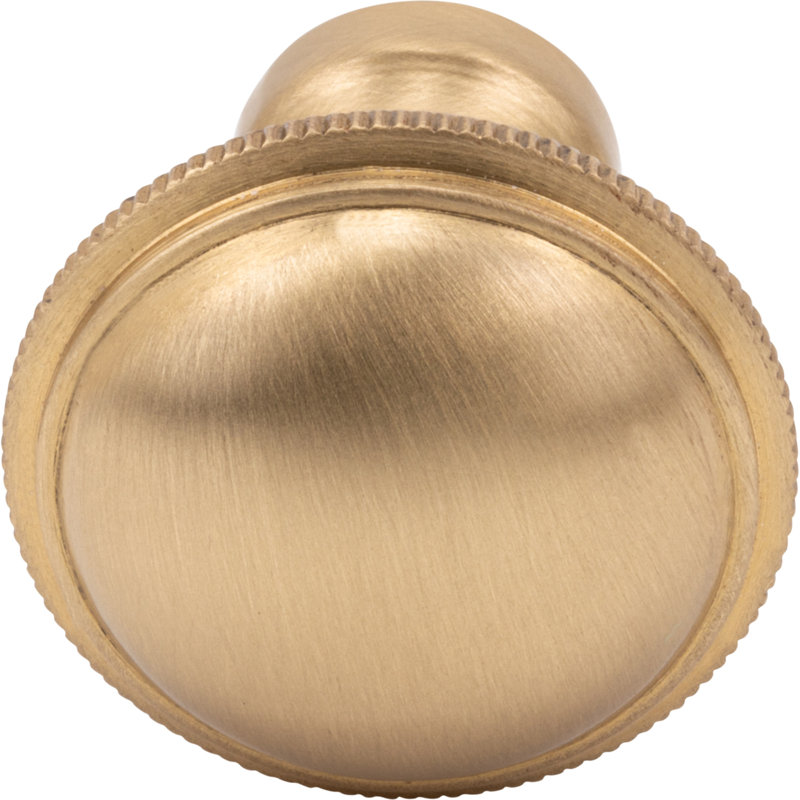 Purity 1 1/8" Diameter Round Knob, Satin Brass
