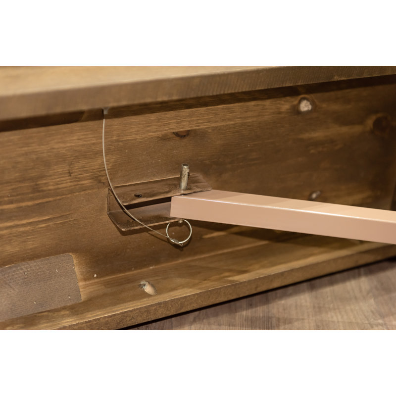 Solid Wood Bench, 17" H x 96" W x 12" D