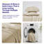 Ensemble de draps en molleton ultra doux Microplush - très grand, beige-117002898-117002899