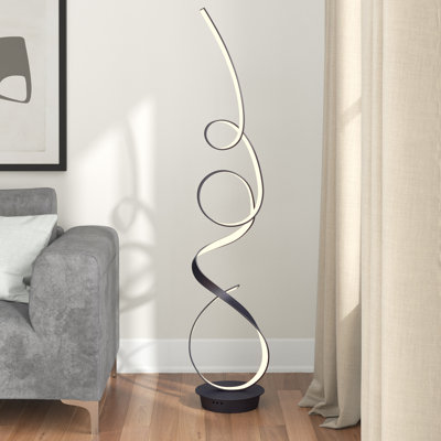 Aila-May 63'' LED Novelty Floor Lamp with USB