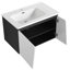 Meuble-lavabo 32 po avec lavabo simple, porte silencieuse à fermeture en douceur et lavabo moderne de style contemporain avec porte lisse Grace-1530497520