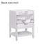 Ensemble de meuble-lavabo simple 24 po avec plateau en céramique Rutila