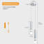 Mini-luminaire suspendu DEL à 2 lumières Enemencio-1770214574