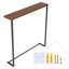 Wood-Grain Narrow Console Table-1955785487