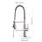 Brushed Nickel Touch Kitchen Faucet With Pull Down Nozzle - , To Corrosion And Tarnish Stainless Steel Rust-544760499