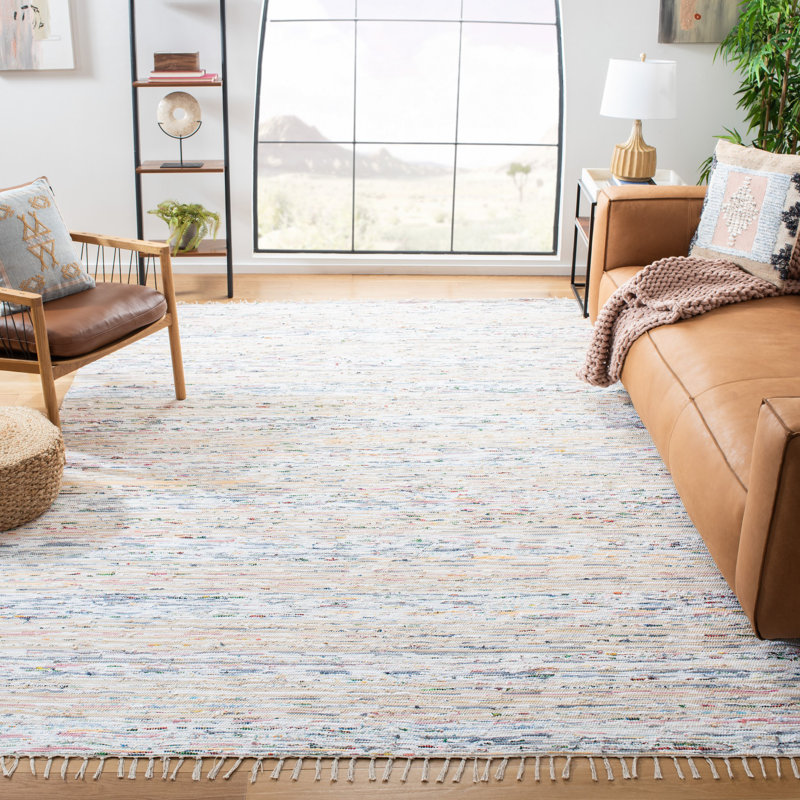 Montauk Hand Woven Performance Striped Rug, Rectangle 4' x 6'