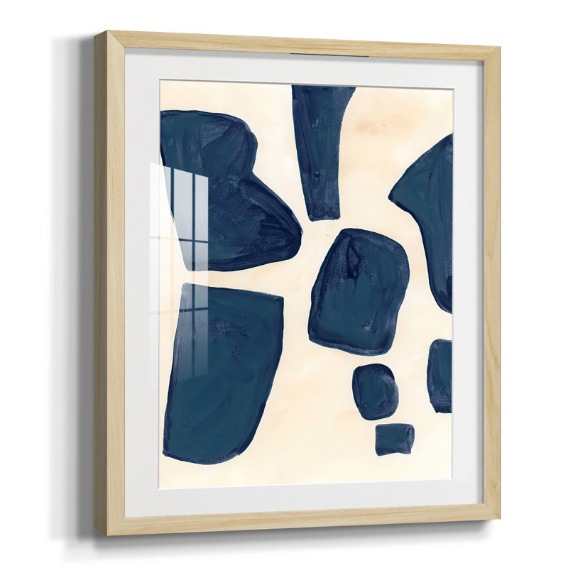 «Blue P pièces I», impression sur papier, Naturel