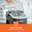 Geepas 12 Lb. Daily Production Bullet Clear Ice Freestanding Ice Maker