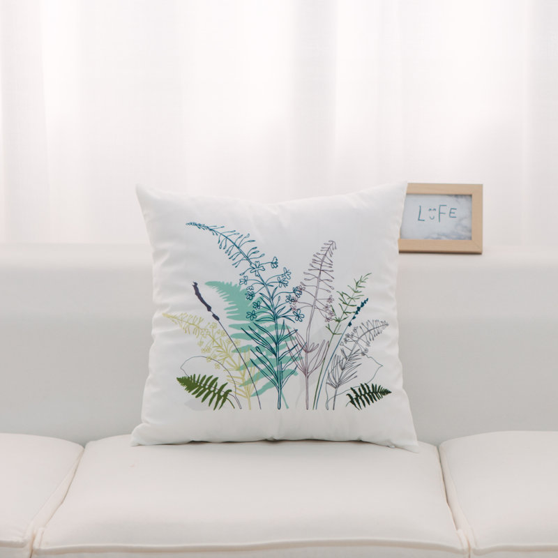 Housse et insert de coussin carré Leaf