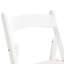 4 chaises pliantes en bois massif - faciles à transporter, rembourrage confortable, bois rembourré beige et blanc, beige / blanc pour divers endroits