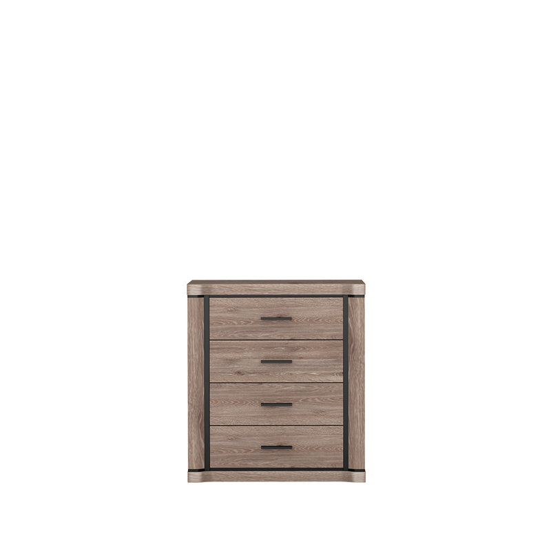 Temmo Laminate Rectangle Accent Chest, Truffle oak