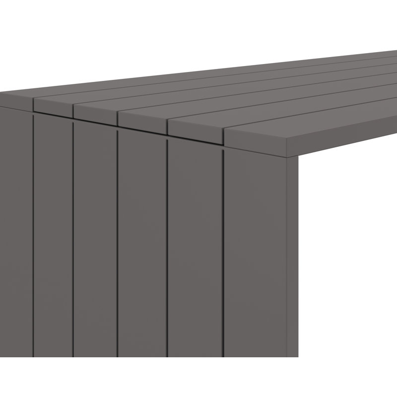 VERIN Outdoor Bar Table, Warm Gray