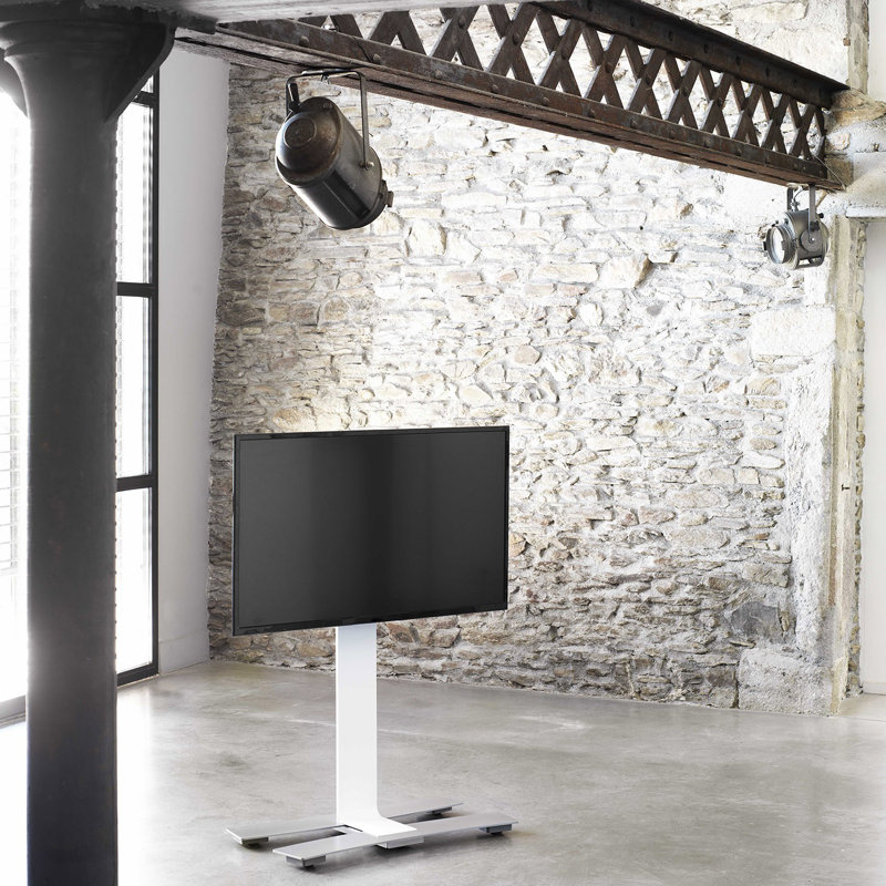 Devera Floor Stand Mount for 28"-50" LCD/Plasma/LED, White
