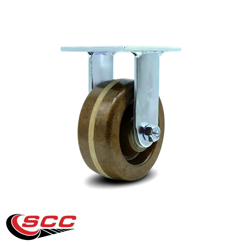 High Temp Phenolic Wheel Rigid Caster