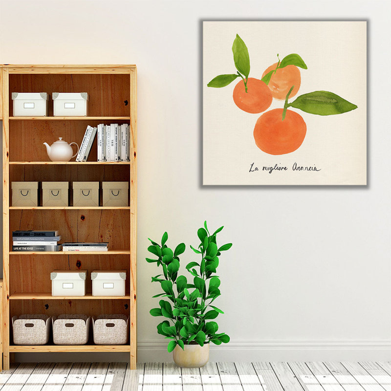 Citrus Trattare II - reproduction d'art sur toile, H 20 po x l 20 po