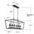Adalae 6 - Light Dimmable Kitchen Island Square / Rectangle Chandelier