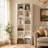 70.9" Bookcase, Modern Bookshelf with 12 Cube Storage