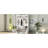 Modern Hallway Hall Tree with Metal Hooks and Storage Space, Multi-Functional Entryway Coat Rack with Shoe Cubbies, White-129159893