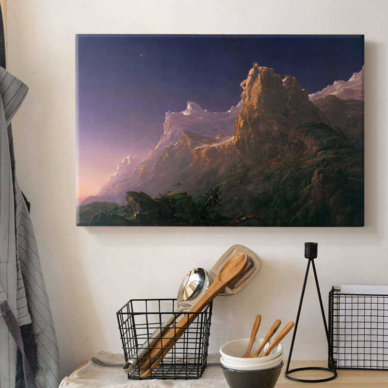 Prometheus Bound-Thomas Cole-Gallery, toile tendue-1847, 12 x 18
