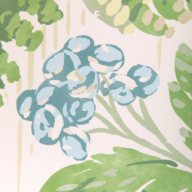 Garden Walk Pashley Floral Wood Pulp Blend Pretrimmed Roll, Sky